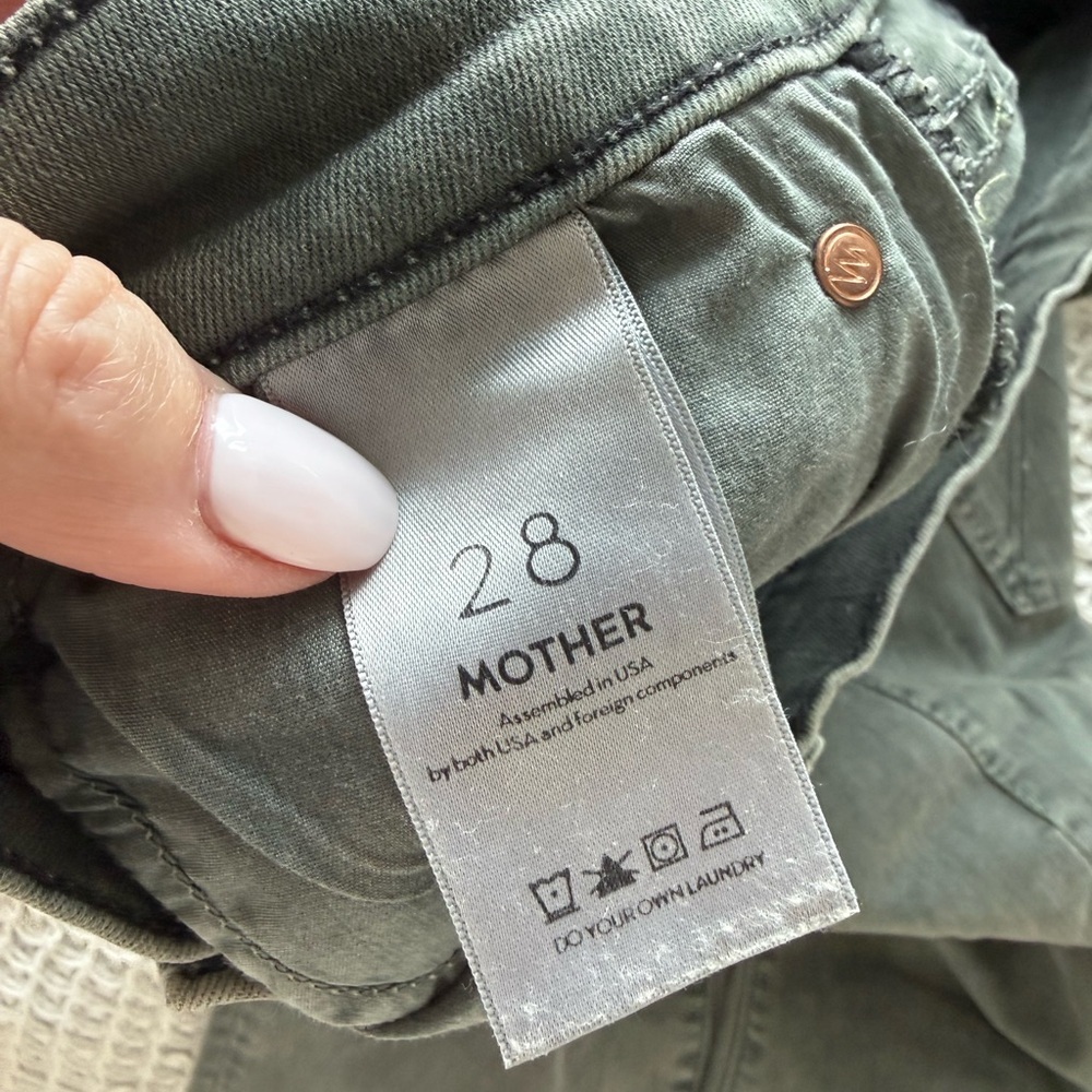Mother The Charmer Distressed Jeans in Forest size 28 - Picture 6 of 8